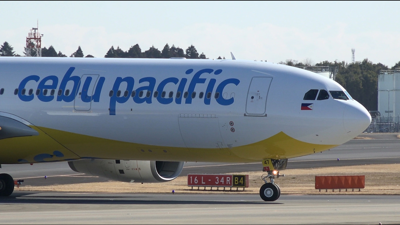 Cebu Pacific Air New Livery Airbus A330-300 RP-C3347 Landing at NRT 34R