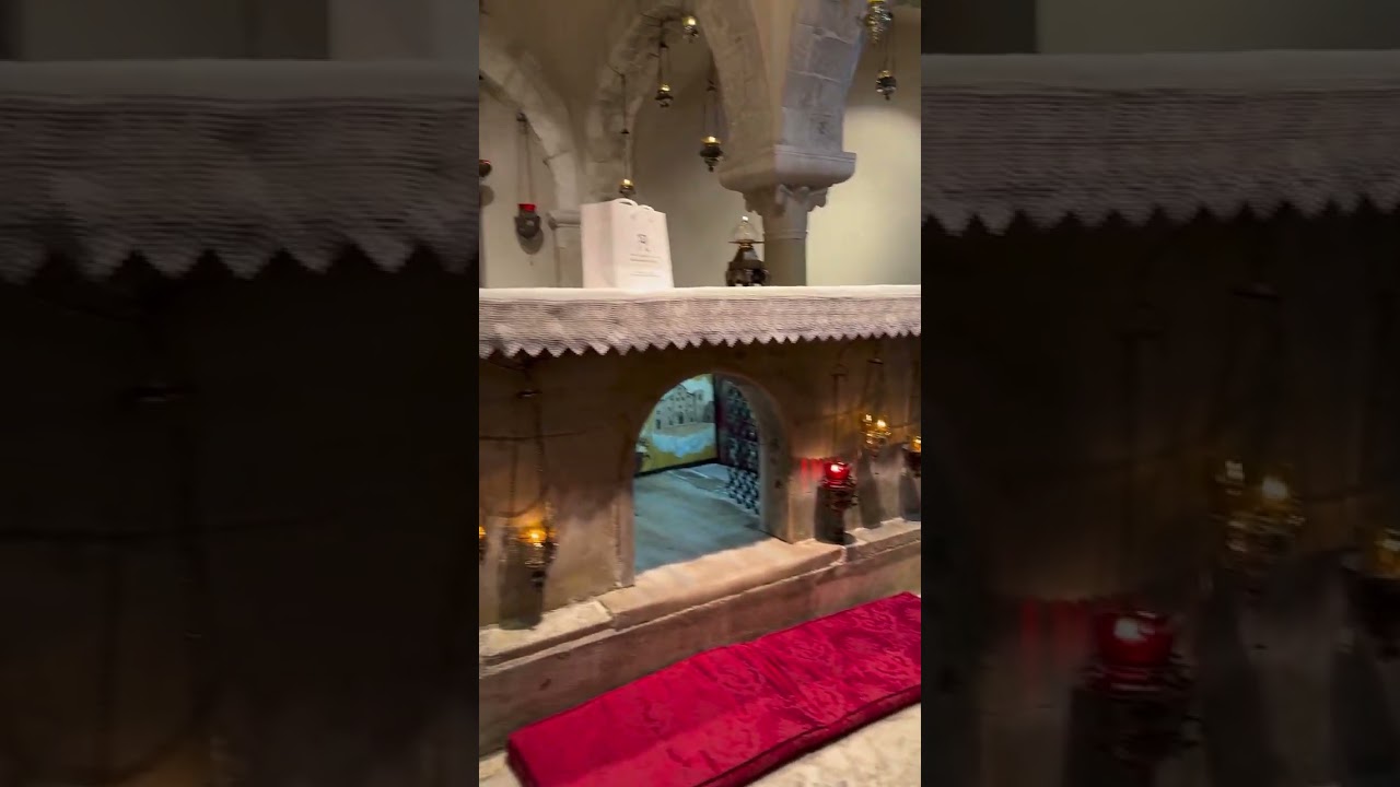 Veneration of relics of Saint Nicholas in Bari. 