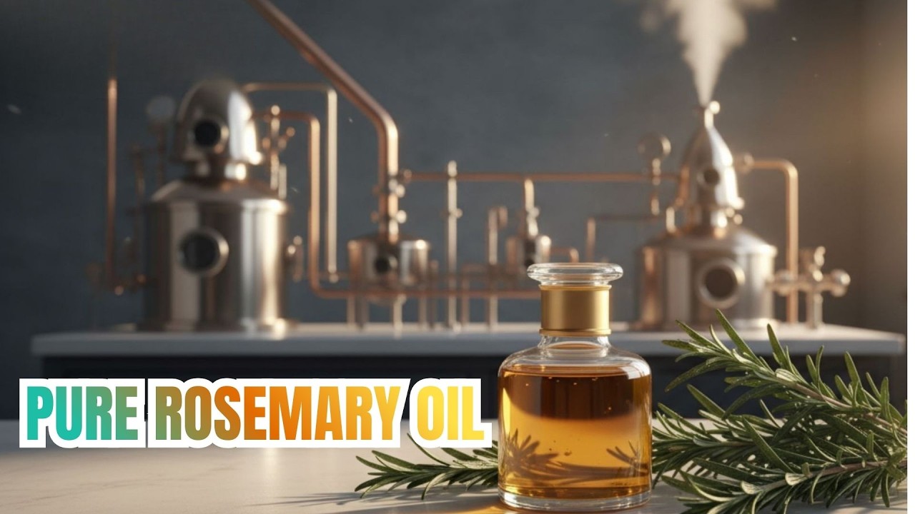Inside a Modern Rosemary Essential Oil Distillation Plant: From Seed to Luxury