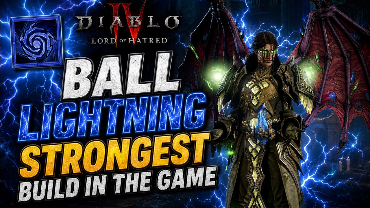 Ball Lightning &mdash; БЕЗУМНО сильный билд в Diablo 4: Lord of Hatred