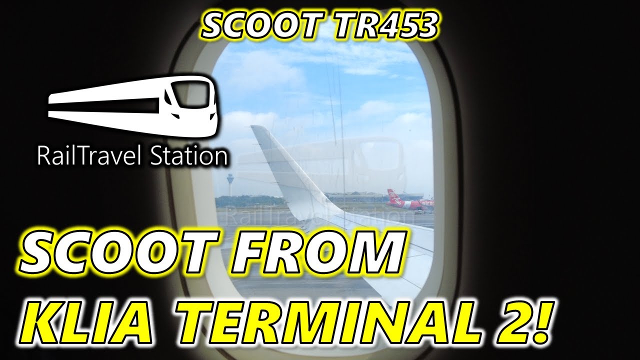 SCOOT FROM KLIA T2 TO SINGAPORE! 🇲🇾✈️🇸🇬 Scoot TR453 Kuala Lumpur KLIA T2→Singapore Changi T1