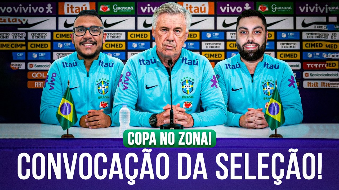 REACT DA CONVOCAÇÃO DA SELEÇÃO BRASILEIRA (AO VIVO)