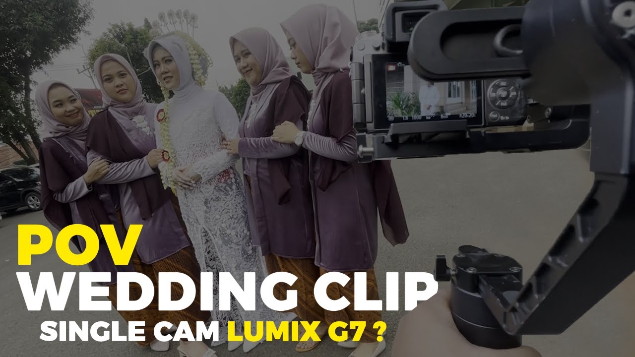 POV Wedding Videography | kamera sederhana lumix G7 | Titi & Anto