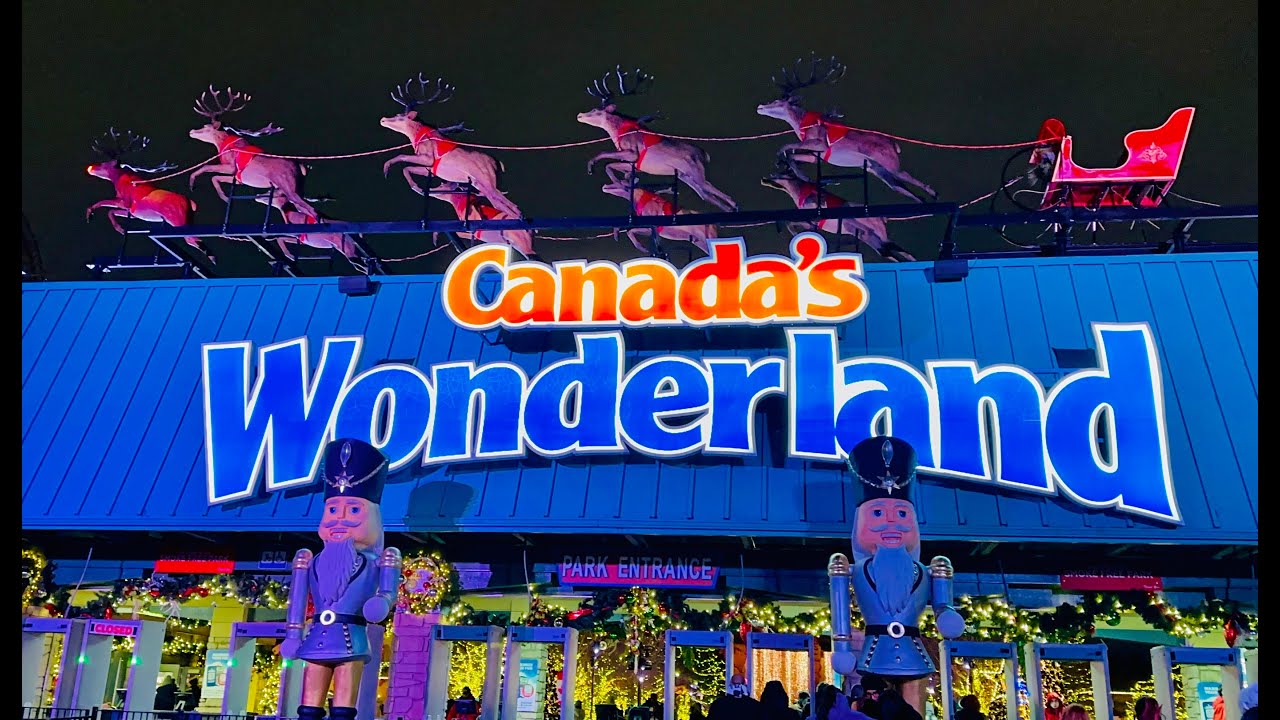 4k Canada's Wonderland Winterfest 2023-2024