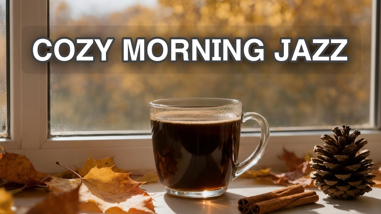 Cozy Cafe Morning Jazz ☕ Soft Bossa Nova for Calm Mind & Focus