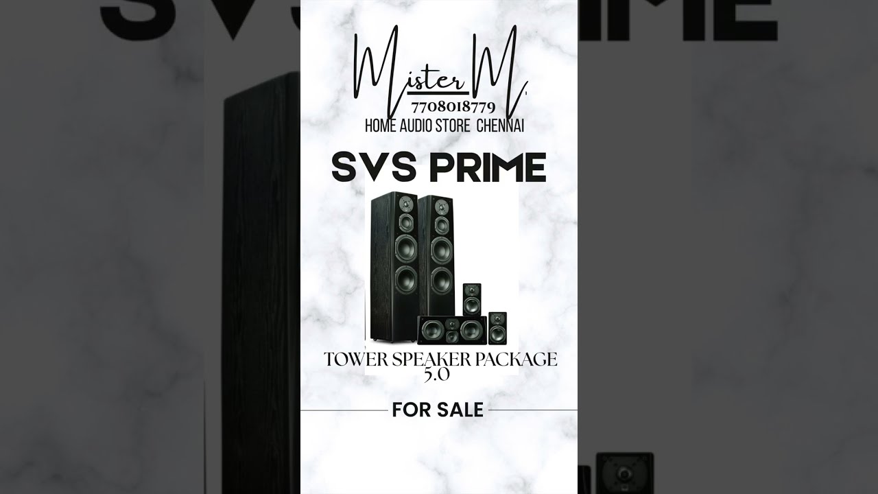 SVS PRIME TOWER SPEAKER PACKAGE  FOR  SALE 