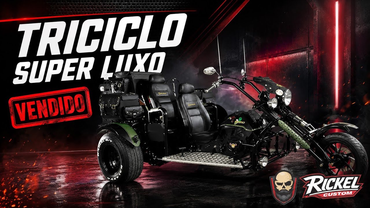 Triciclo Riguete Super Luxo 2019 - VENDIDO