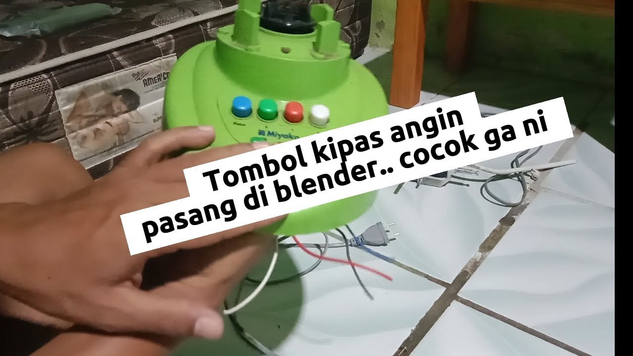 🔧 Cara ganti tombol blender | Tutor mudah Baru tau....🔌💡 TOMBOL KIPAS ANGIN MASUK DI BLENDER 1syrat