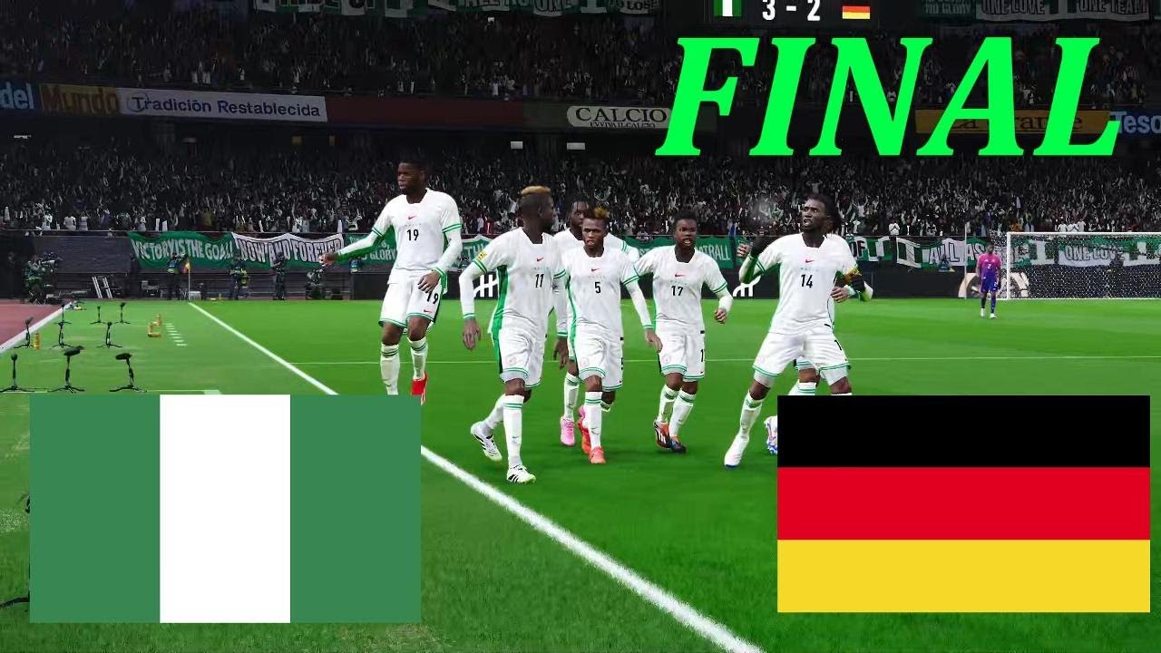 Nigeria vs Germany - 2026 Football World Cup Final - Full Game Simulation PES