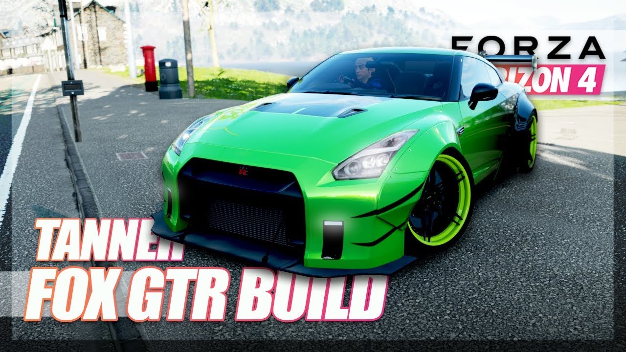 Forza Horizon 4 - NEW Customization, Tanner Fox GT-R Build!