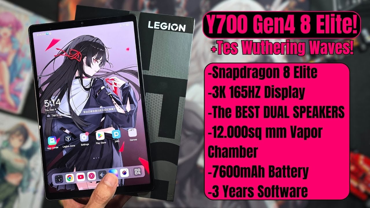Tablet Gaming Sekenceng Ini Cuma 8 JUTA! GILA!  Lenovo Legion Y700 Gen 4 Unboxing & Hands On