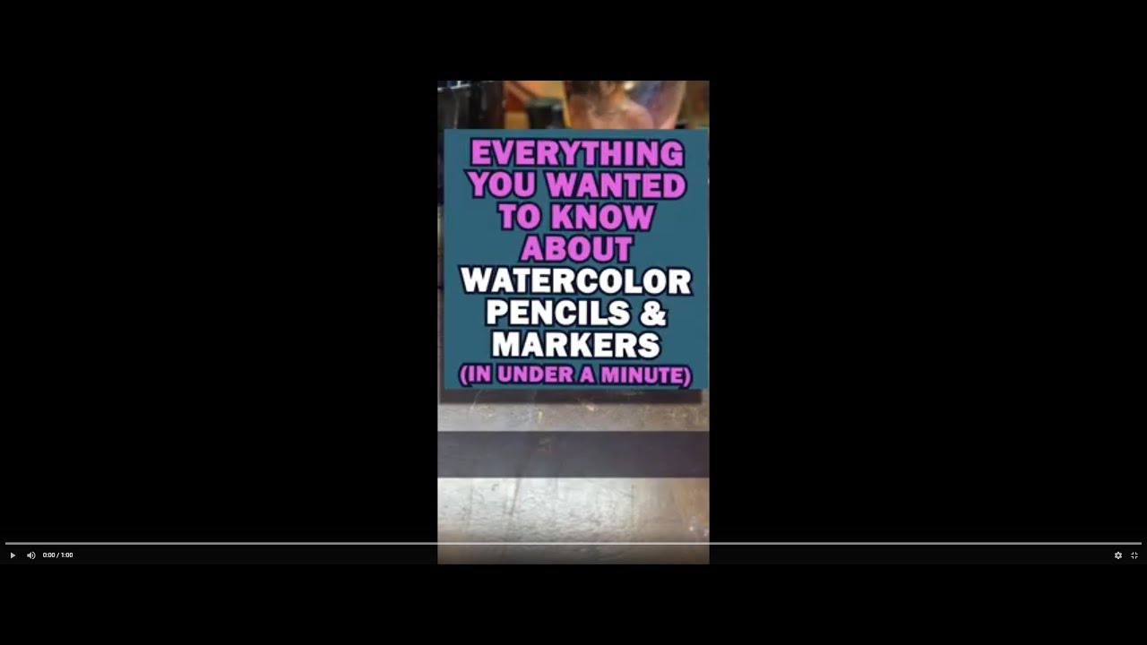 Everything You Wanted To Know About Watercolor Pencils and Markers
