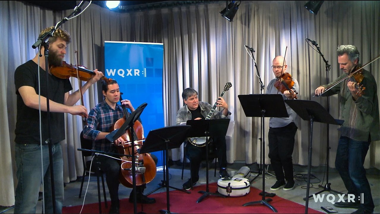 Listen to B&eacute;la Fleck and Brooklyn Rider Play 'Griff' (Part I) Live in the WQXR Studio