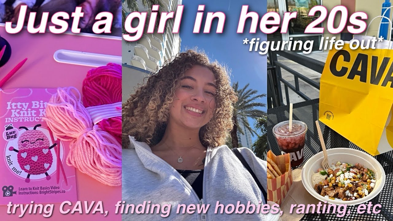 POV: A Self Employed Girl in her 20s | Trying CAVA, Learning to Knit, Ice Cream, Family Time, Rants