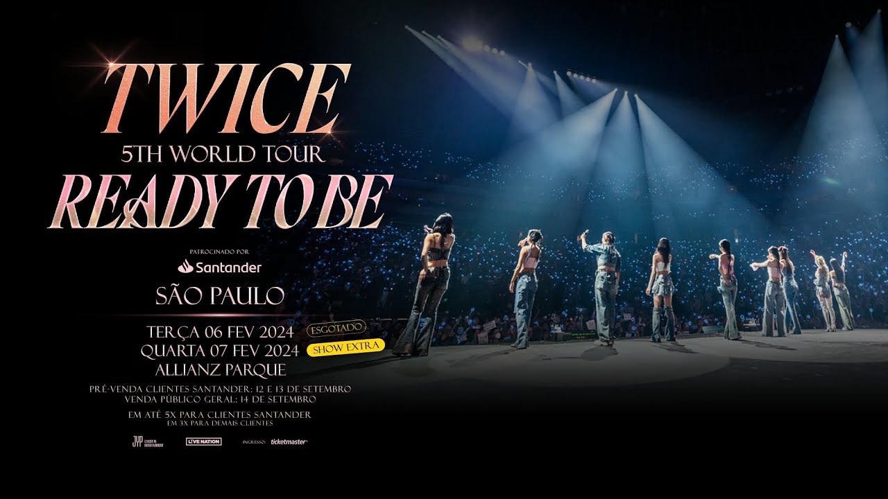TWICE - 5th World Tour 'READY TO BE' Day 1 FULL CONCERT at Allianz Parque/São Paulo [4K HDR]