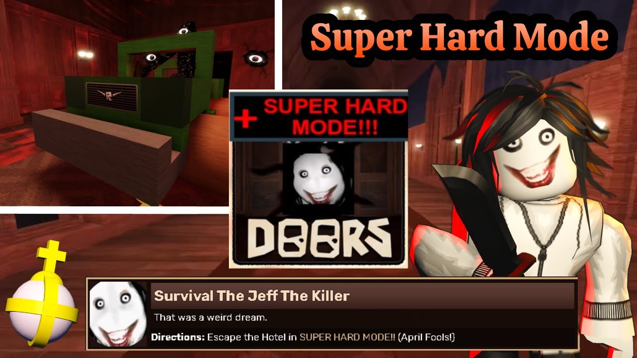 Doors Super Hard Mode Beat!! (Walkthrough)