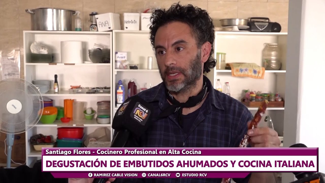 Degustación de embutidos ahumados y cocina italiana