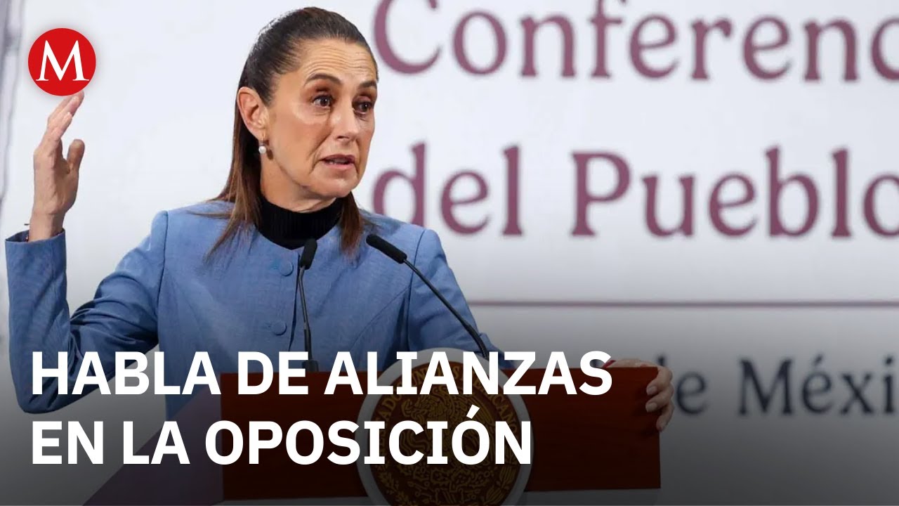 "¡Va a ser MCPAN!"; Sheinbaum sobre las alianzas entre PRI, PAN y MC
