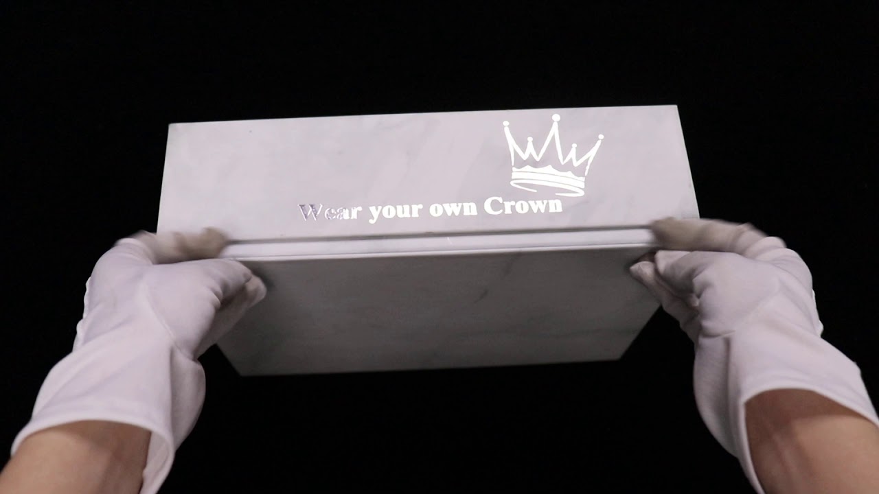 Luxury Wig Packaging Boxes with Silver Stamping