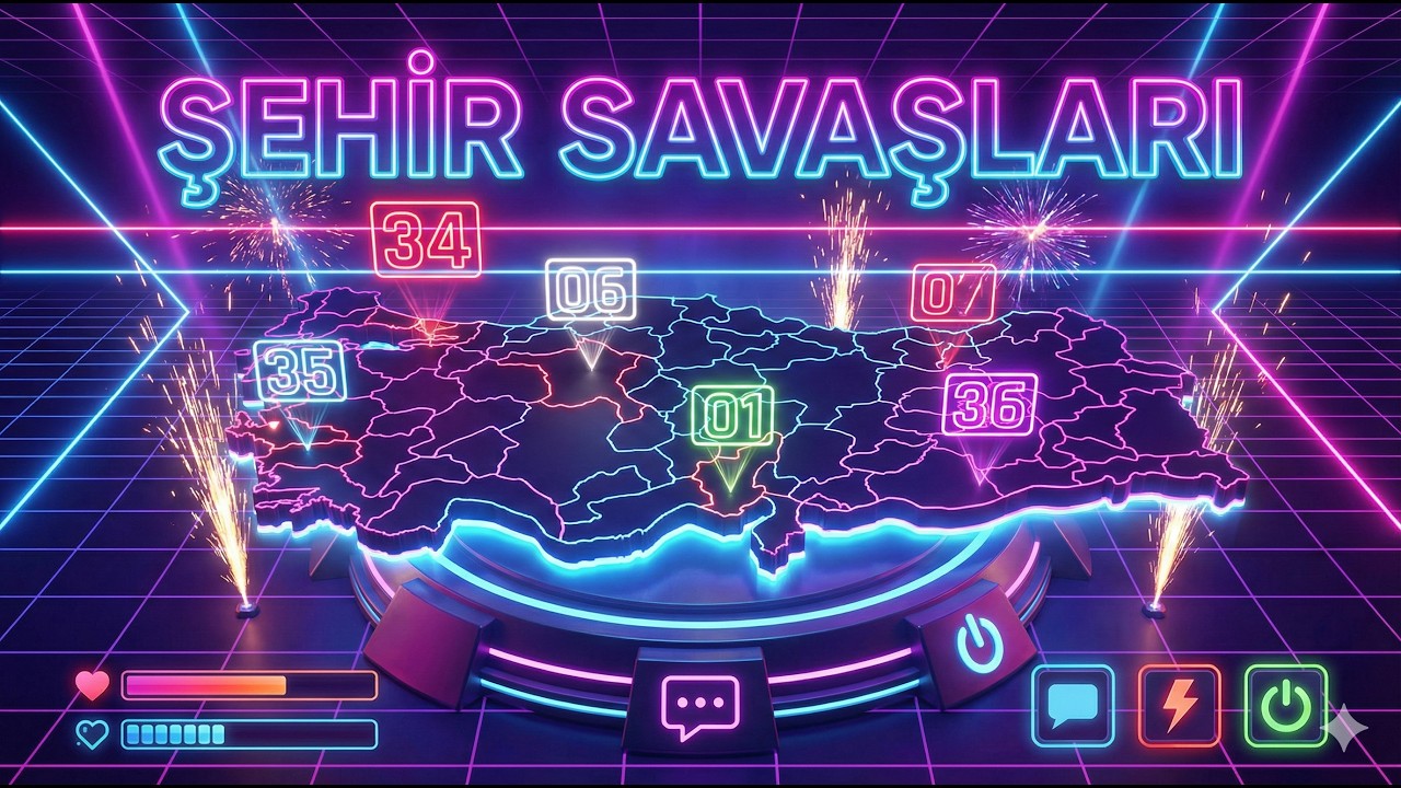 Şehrini Zirveye Taşı! 🇹🇷 Türkiye'de Hangi İldensin? (Canlı Şehir Savaşı)