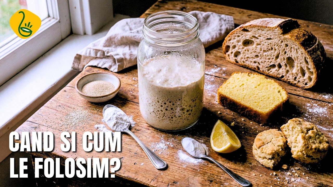 Drojdie, Maia, Bicarbonat sau Praf de copt? Cand si cum le folosim?