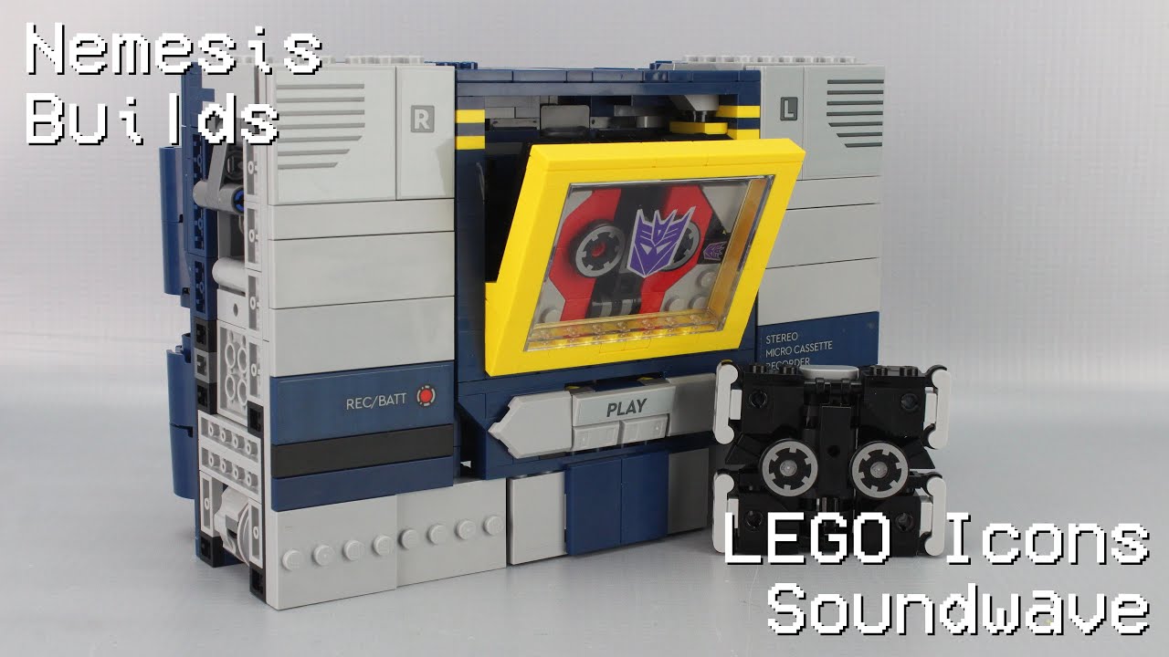 Nemesis Builds LEGO Icons Transformers Soundwave