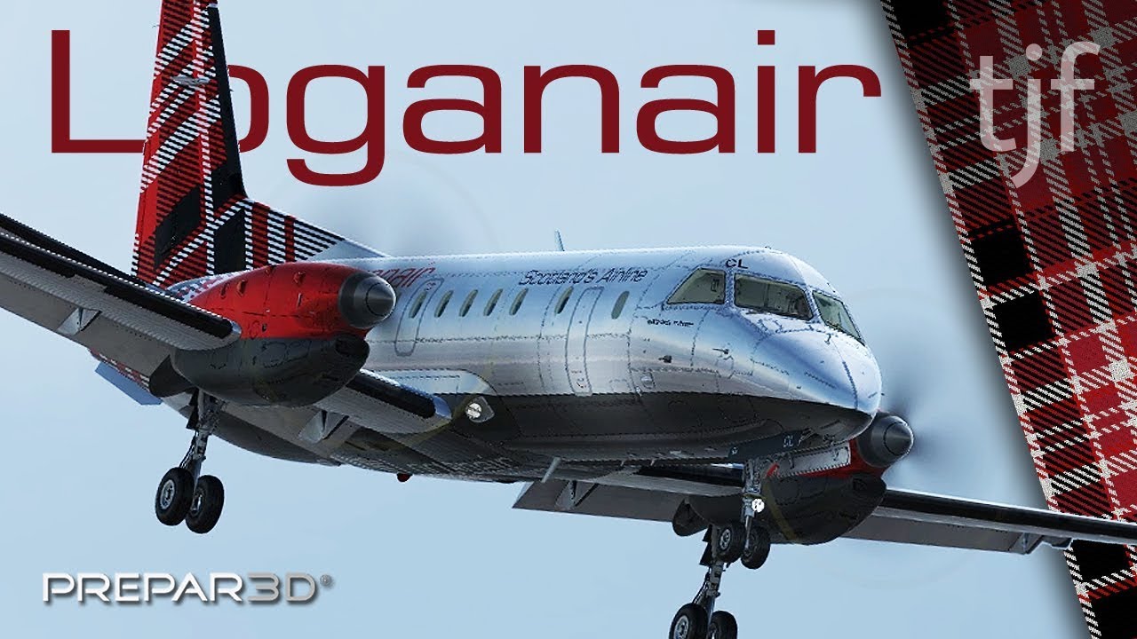 Prepar3D v4.5 | Carenado Saab 340 (Loganair) | Sumburgh | Scenic approach!