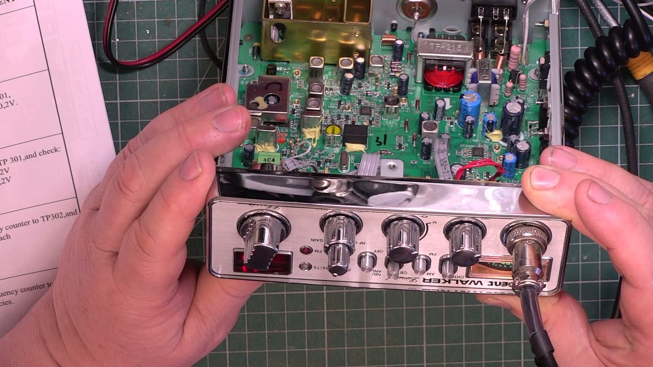 President Walker Limited CE MultiNorm CB radio - Service alignment & VCO