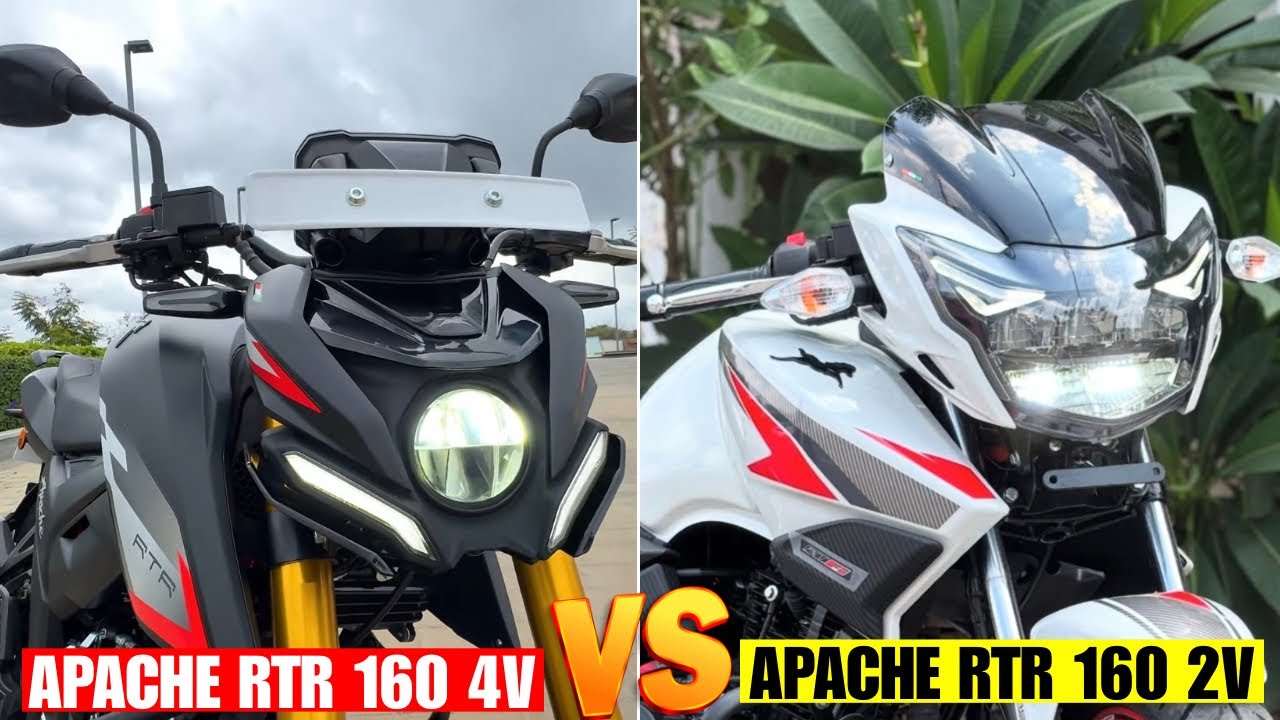 New TVS Apache RTR 160 4V Vs Apache RTR 160 2V Comparison🥳| WHICH ONE IS BEST IN 2025