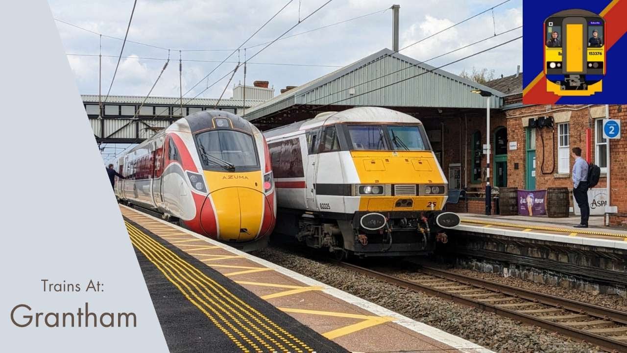 Trains at Grantham (26/04/2023)