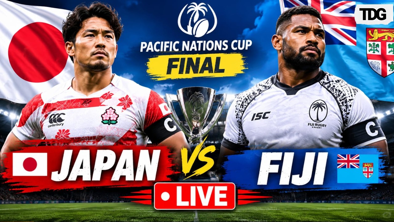 WATCH LIVE : Japan vs Fiji LIVE | Pacific Nations Cup Final | Rugby Showdown