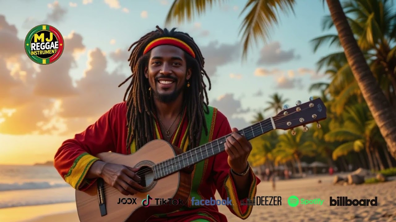 Easy Island Reggae Instrumental – Calm Guitar for Study and Focus