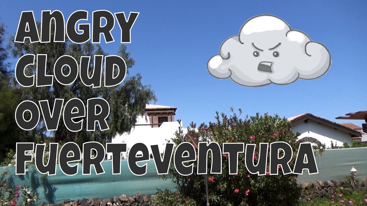 Angry Cloud Over Fuerteventura - What is wrong with the weather?