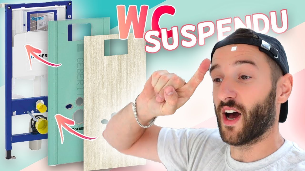 JE POSE UN BÂTI AUTOPORTANT POUR WC SUSPENDU (on va avoir un WC LAVANT) - EP105