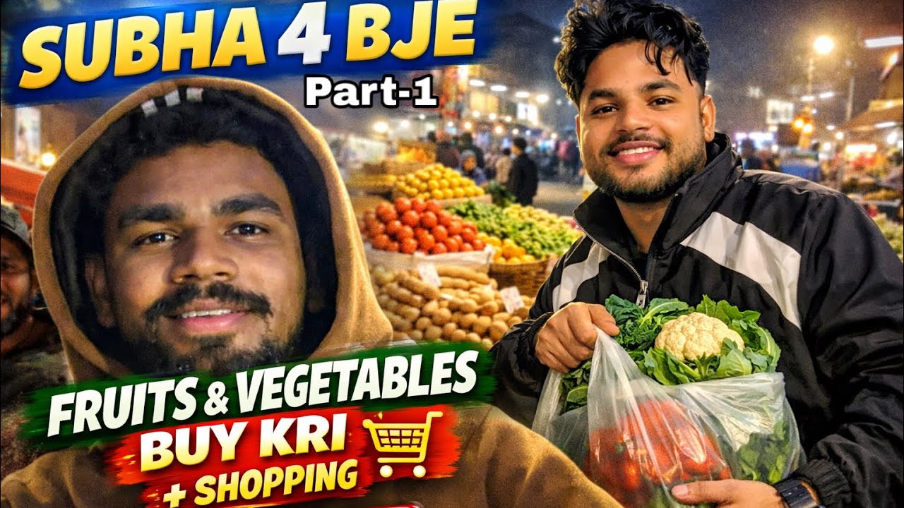 Subah 4 Baje Uthke Sabji Mandi! Shaadi Ki Taiyari | Tractor tyre loose 😬 Part 1 | Ronak Mella