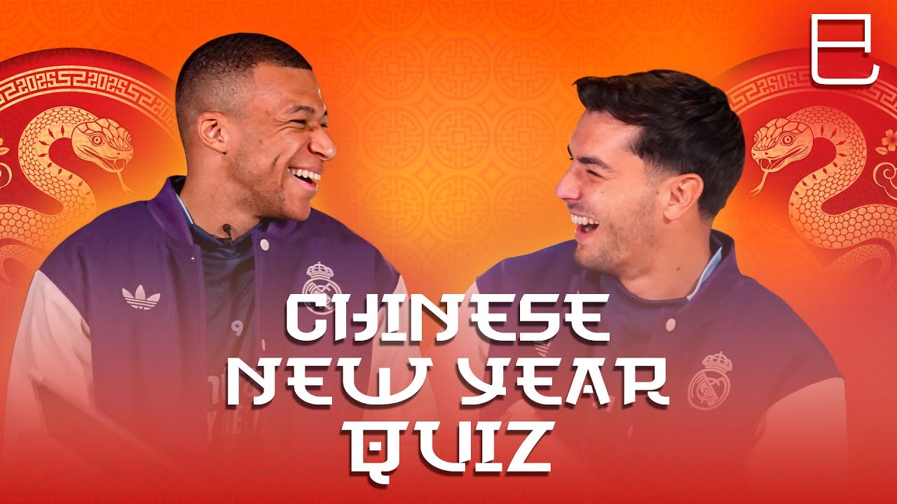 Who knows the most about the Chinese culture? | Mbappé & Brahim | Chinese New Year at Real Madrid