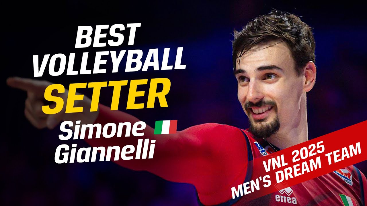 Best Volleyball Setter - Simone Giannelli | VNL 2025 Men's Dream Team