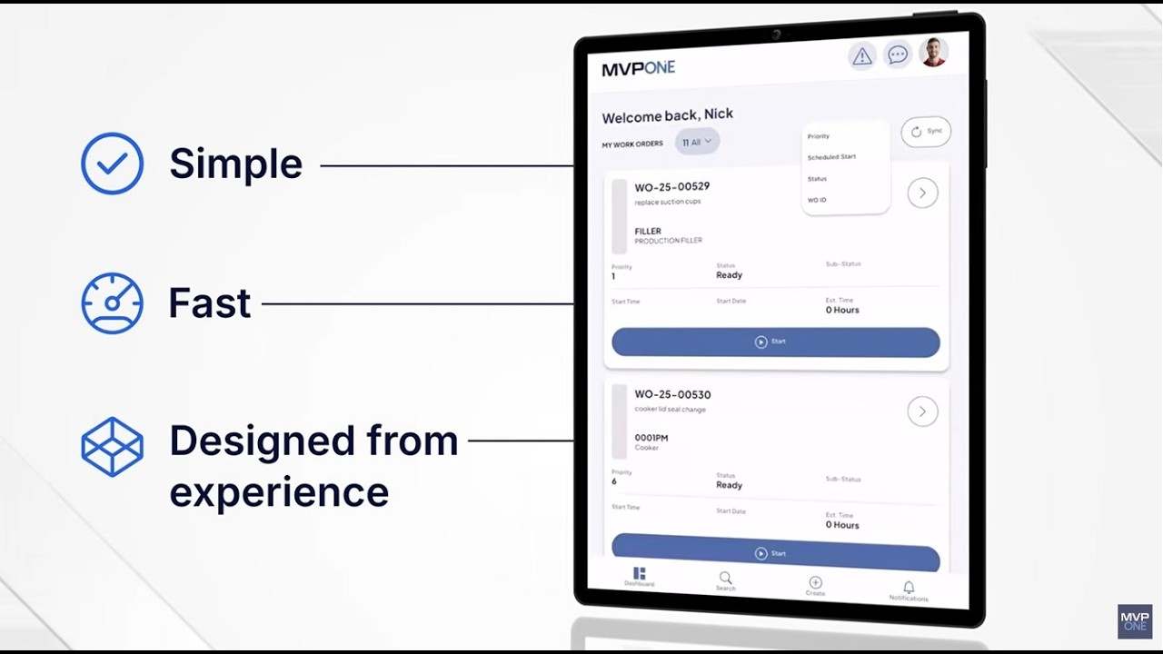 Mobile CMMS by MVP One