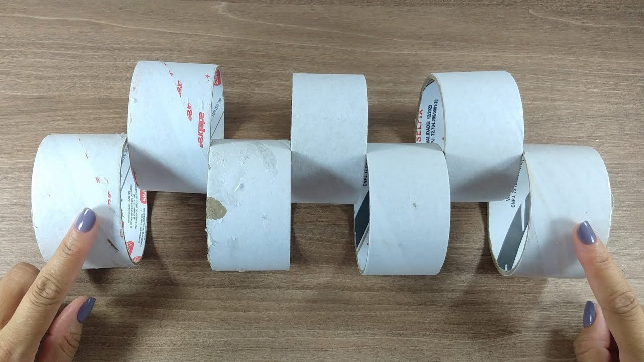 2 IDÉIAS FABULOSAS COM ROLO DE DUREX 💖