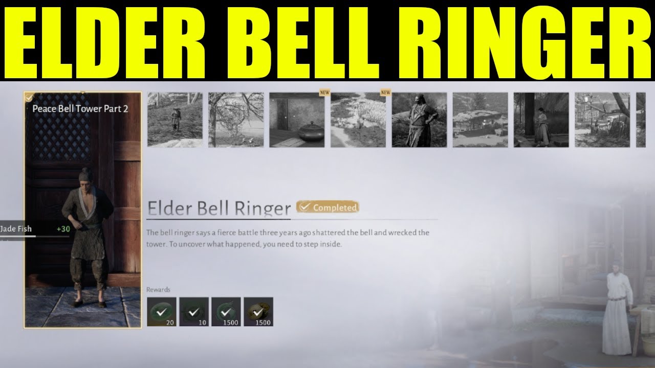where winds meet - Elder bell ringer quest guide (How to complete) | Peace Bell Tower Part 2