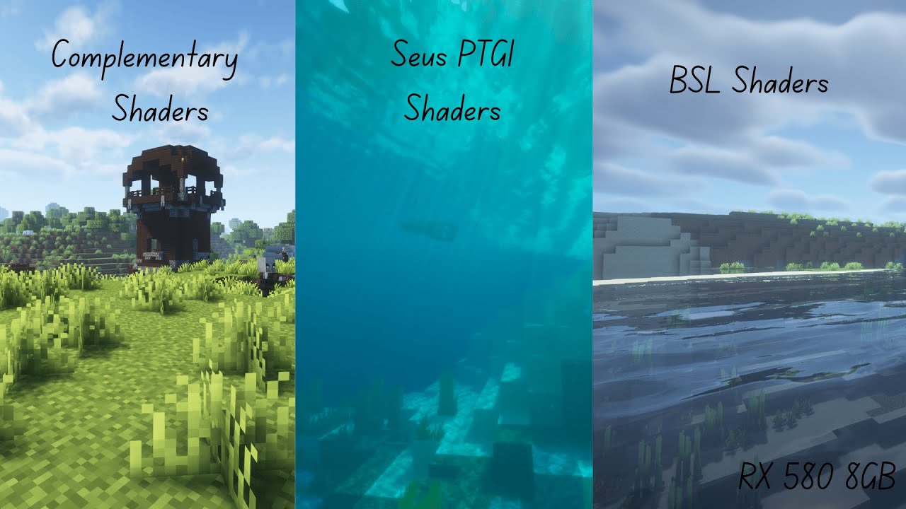 RX 580 Minecraft | Shaders | 1080p, 1440p