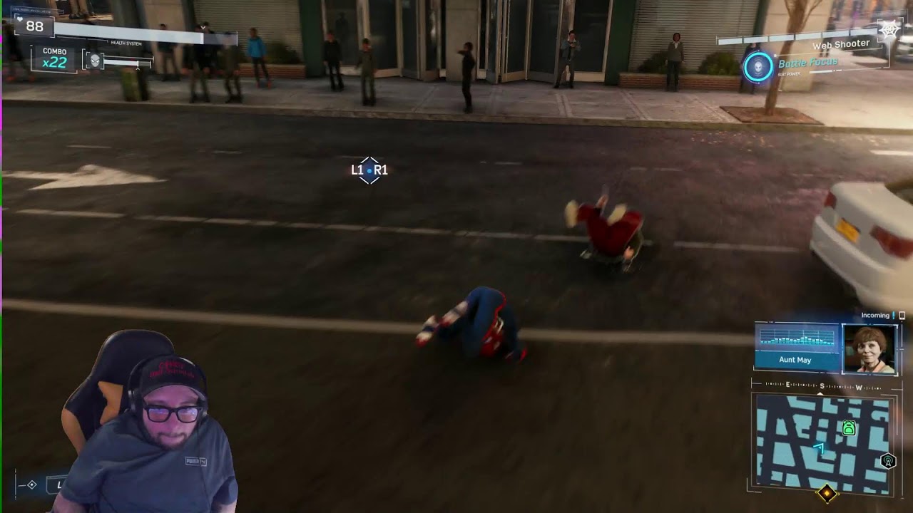 Playing some Marvel's Spider-Man