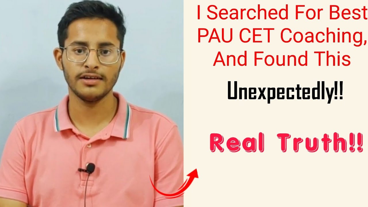 Best Coaching Academy For PAU CET Preparation? | Punjab Agricultural University Ludhiana Admissions?