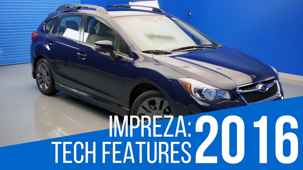 Технические характеристики Subaru Impreza 2016 года