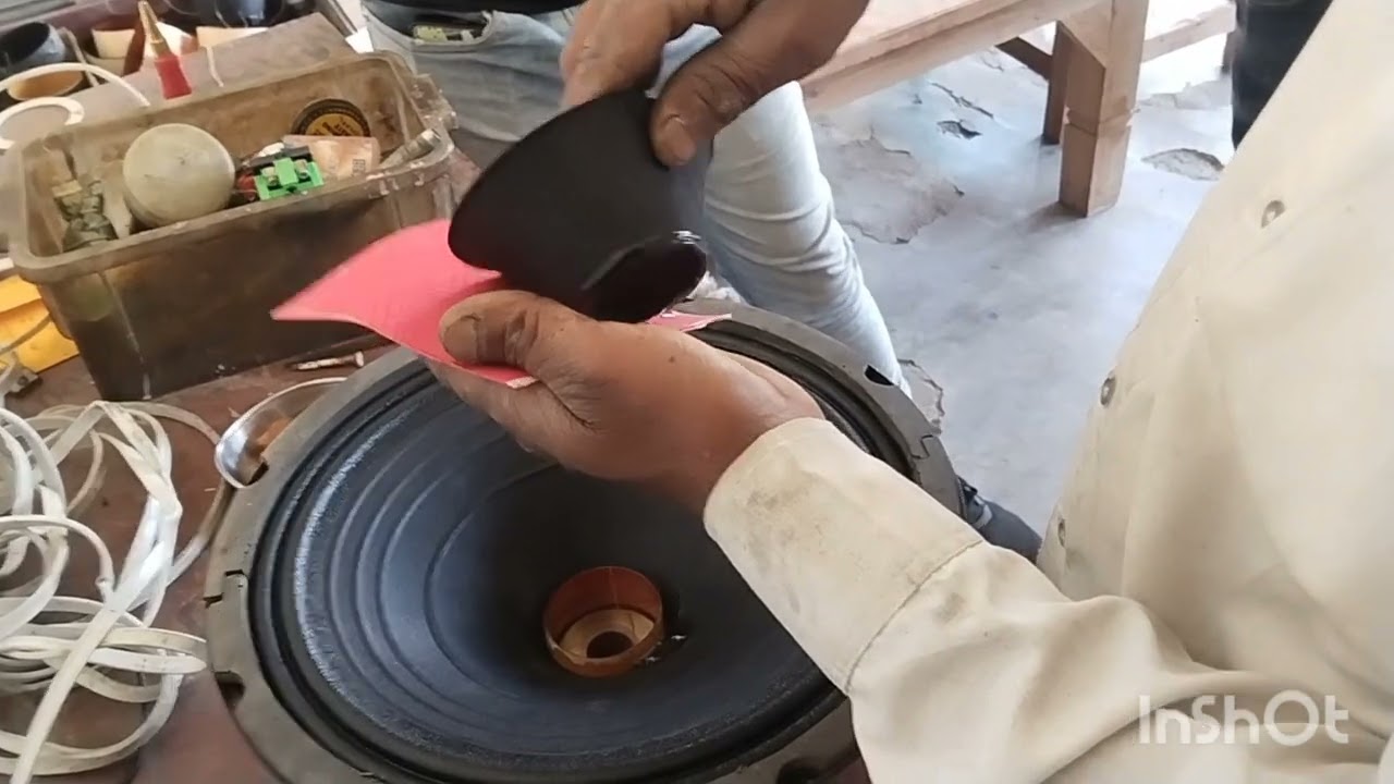 How to repair 12 inches DJ speaker📢