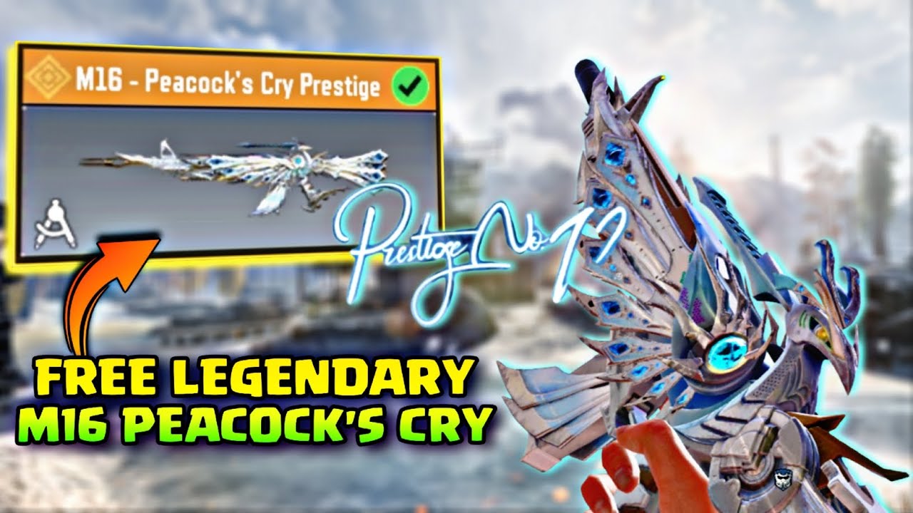 Legendary M16 Peacock’s Cry CODM Gameplay 🔥 Best Gunsmith Loadout + Free Prestige Unlock
