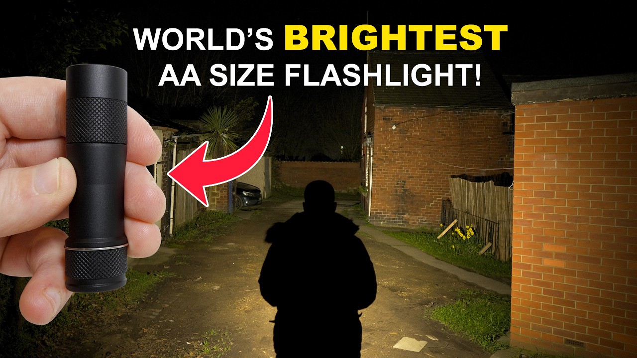 World's BRIGHTEST AA Size Flashlight!!!