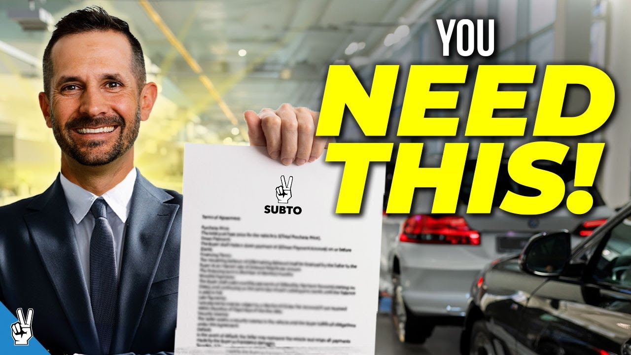 Use This Paperwork To Subto A Car