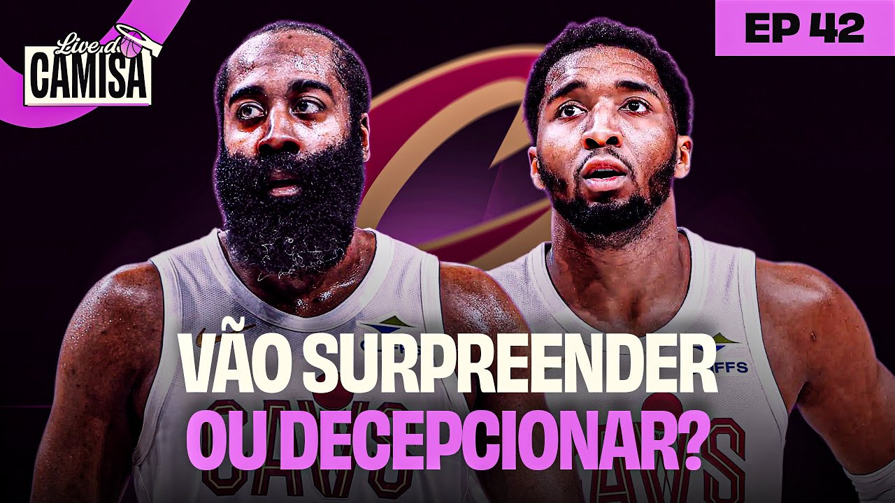 JAMES HARDEN ESTREOU PELOS CAVS! OS HORNETS SÃO O TIME MAIS QUENTE DA NBA! TUDO NA #LIVEDOCAMISA