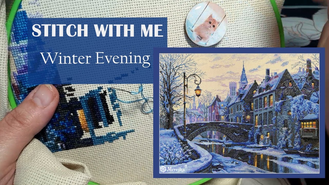 SWM Cross Stitch Kit Winter Evening by Merejka